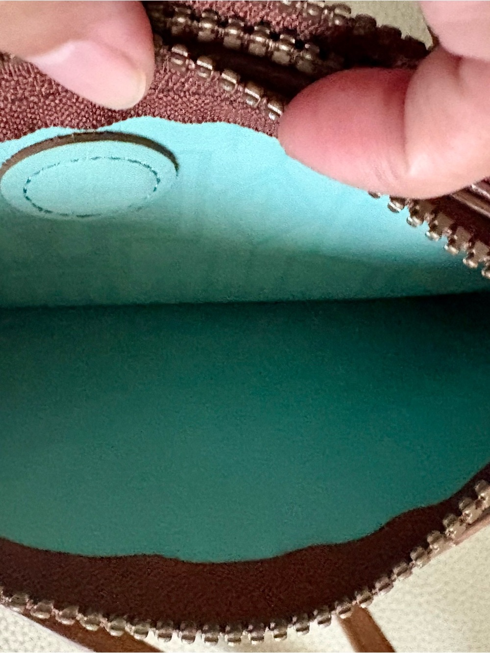 Pendleton Suede Couture Crossbody Bag in Rose Brown - Picture 5 of 7